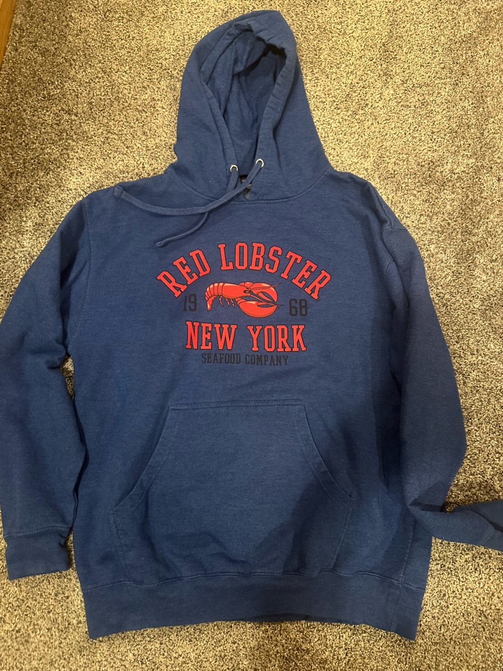 New York Navy Graphic Hoodie